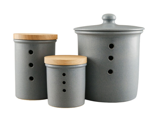3er Set Vorratsdosen "Schiefer" (1863)