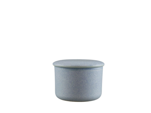 französische Butterdose "Jeans", hellblau